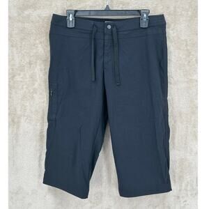 Gander Mountain Guide Series Pants Womens 10 Black Capris Crop Stretch Fishing‎